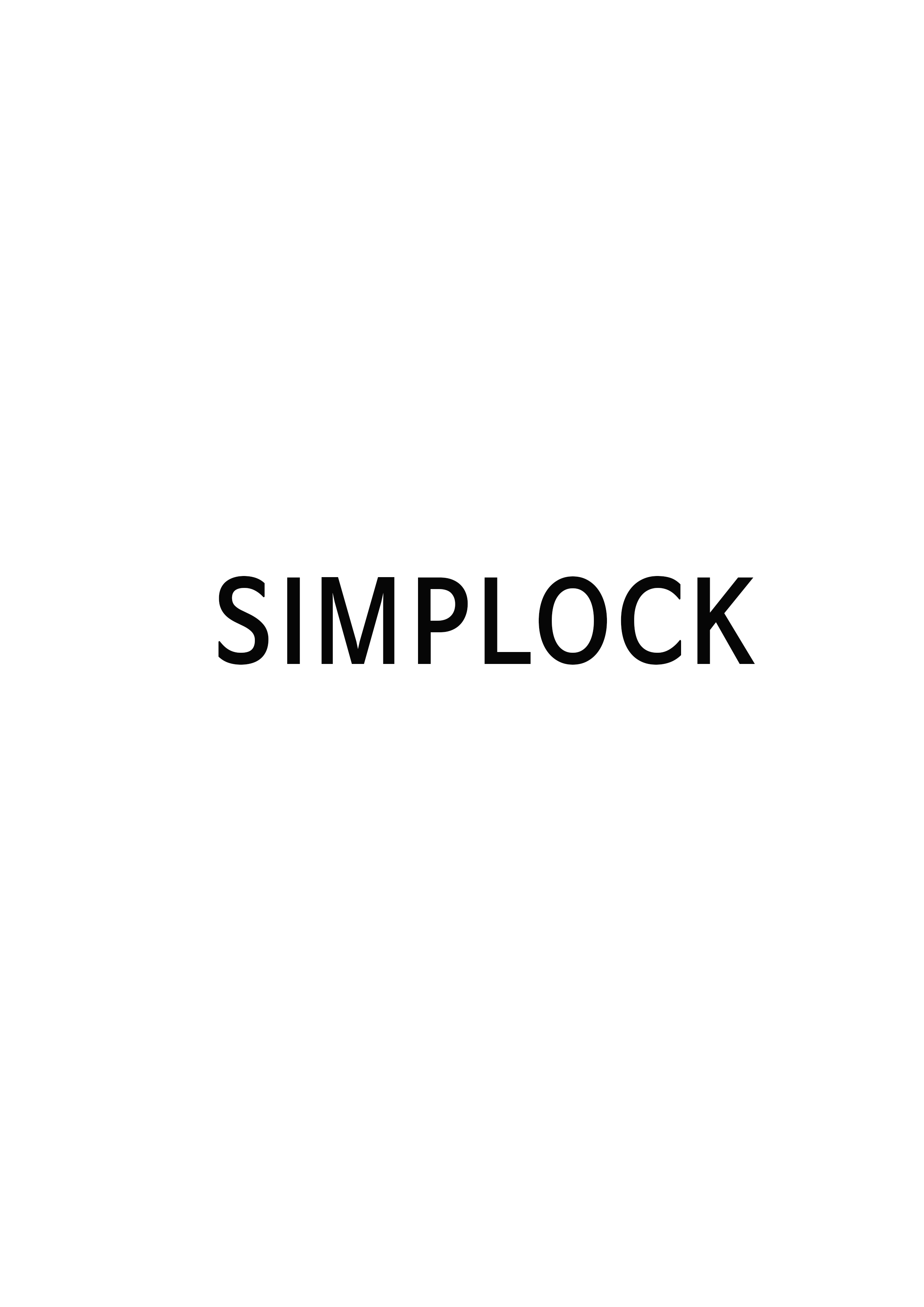 Trademark SIMPLOCK