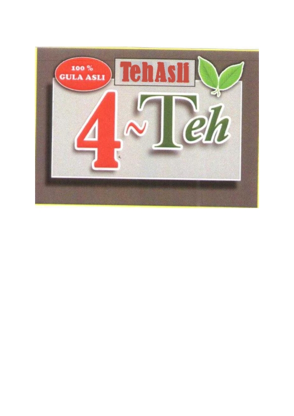 Trademark Teh Asli 4-Teh