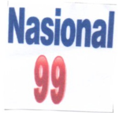 Trademark NASIONAL 99