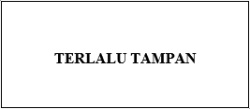 Trademark TERLALU TAMPAN