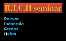 Trademark R.I.C.H. SEMINARRAKYAT INDONESIA CERDAS HEBAT