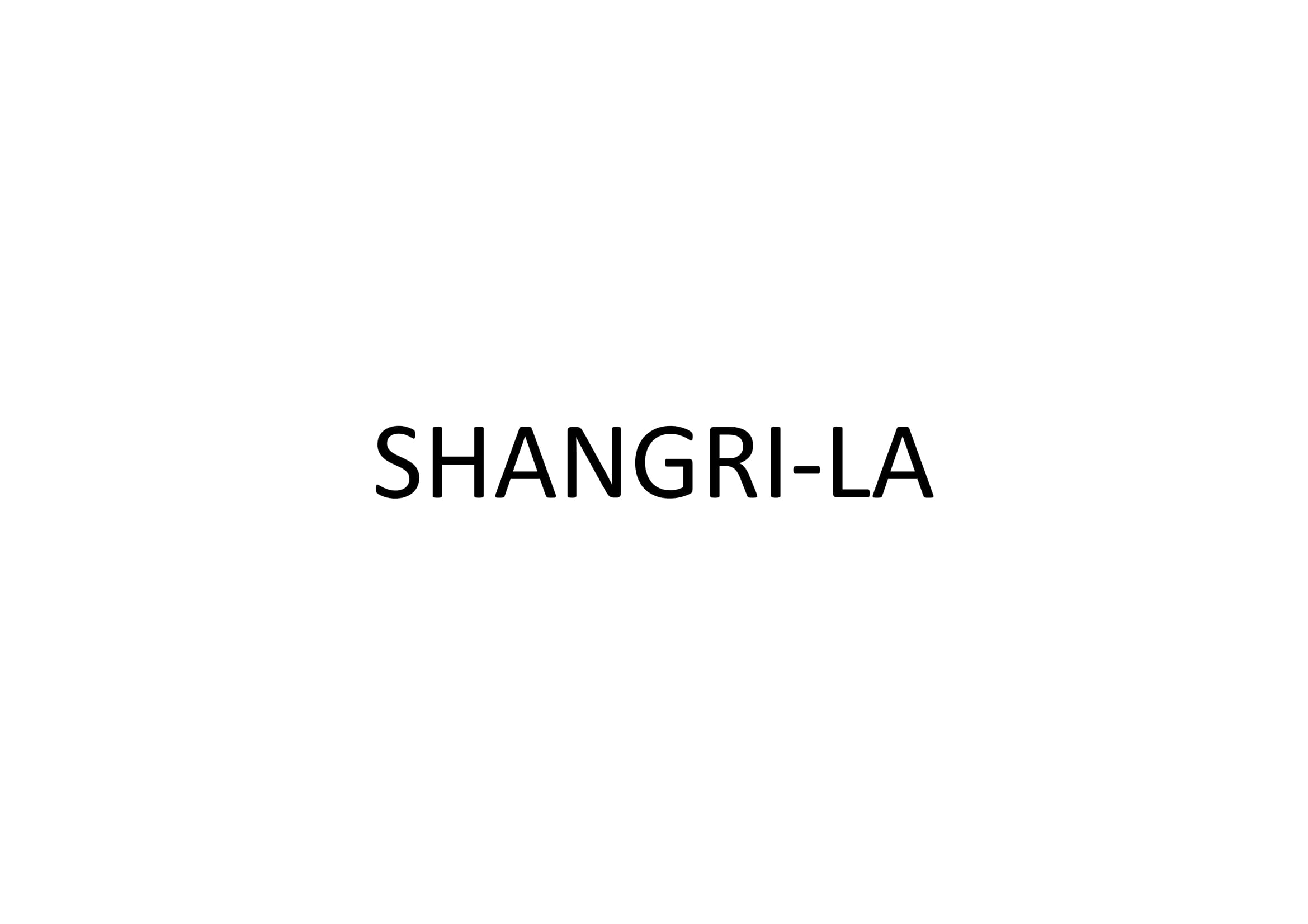 Trademark SHANGRI-LA