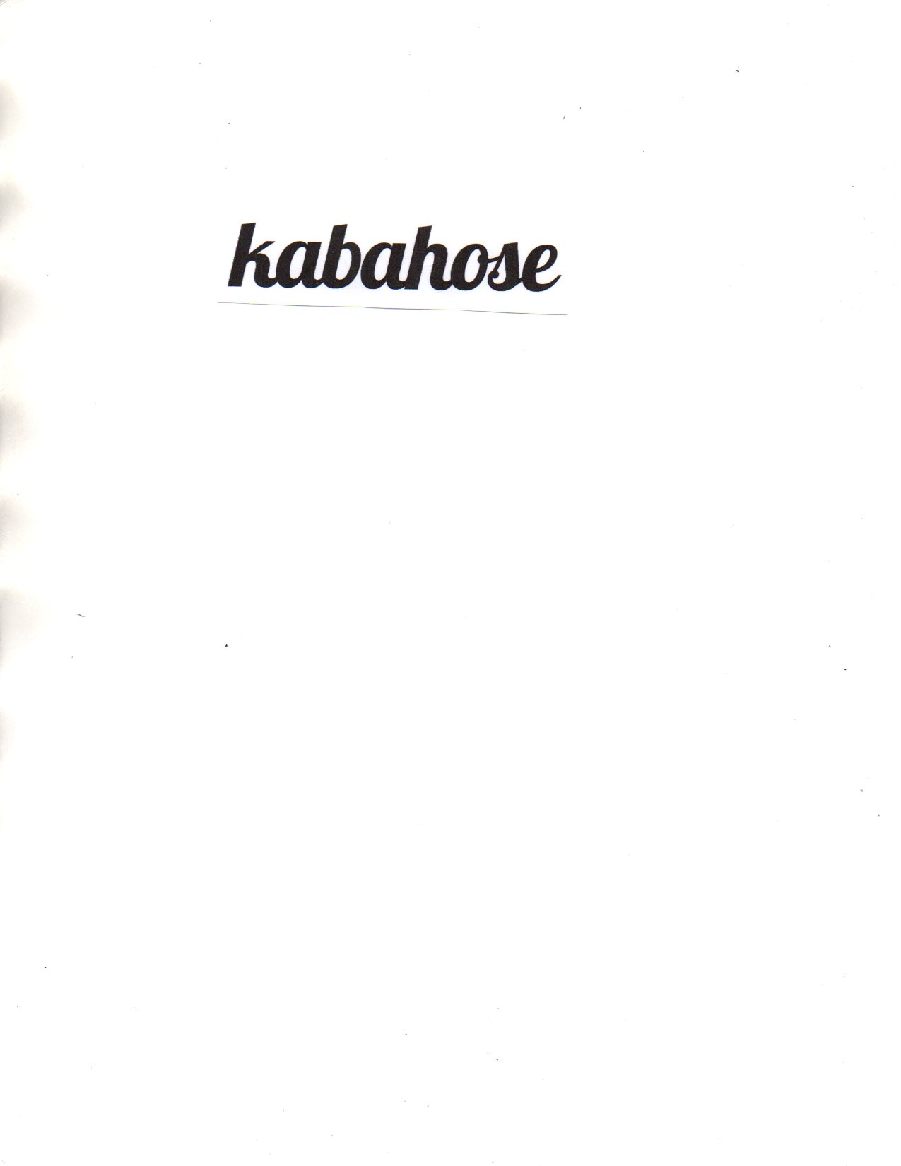 Trademark KABAHOSE