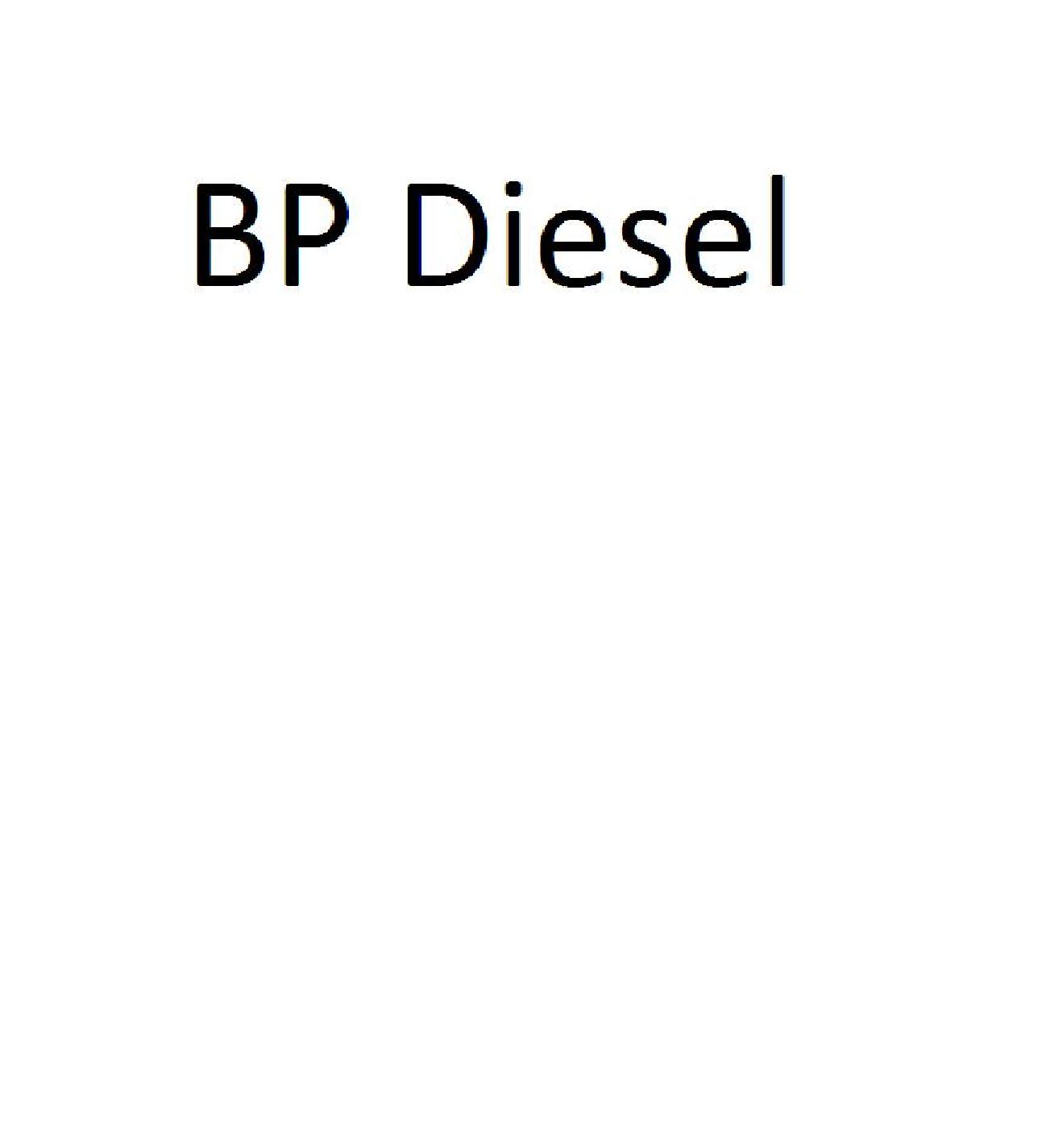 Trademark BP DIESEL