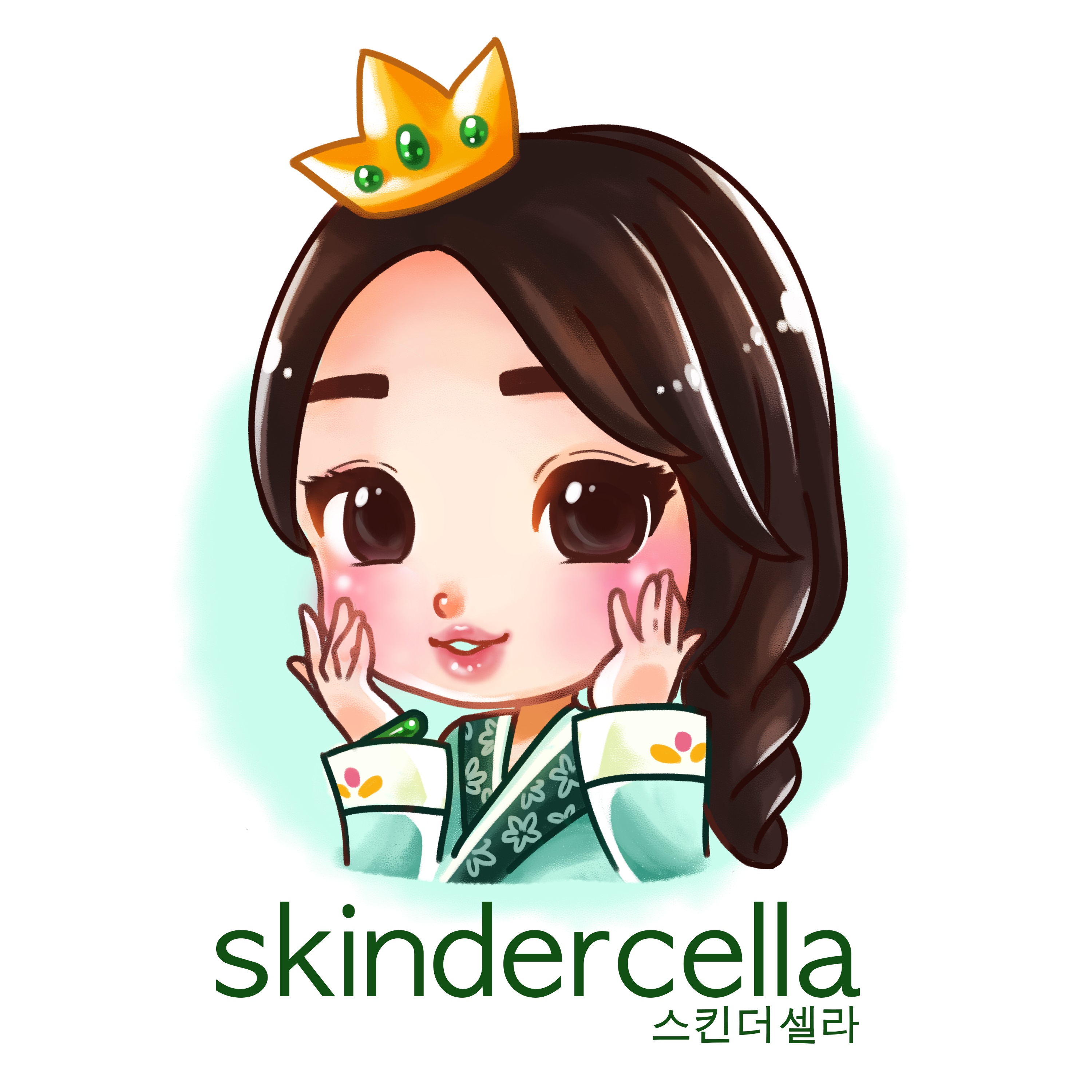 Trademark SKINDERCELLA + KARAKTER HURUF NON LATIN + LOGO