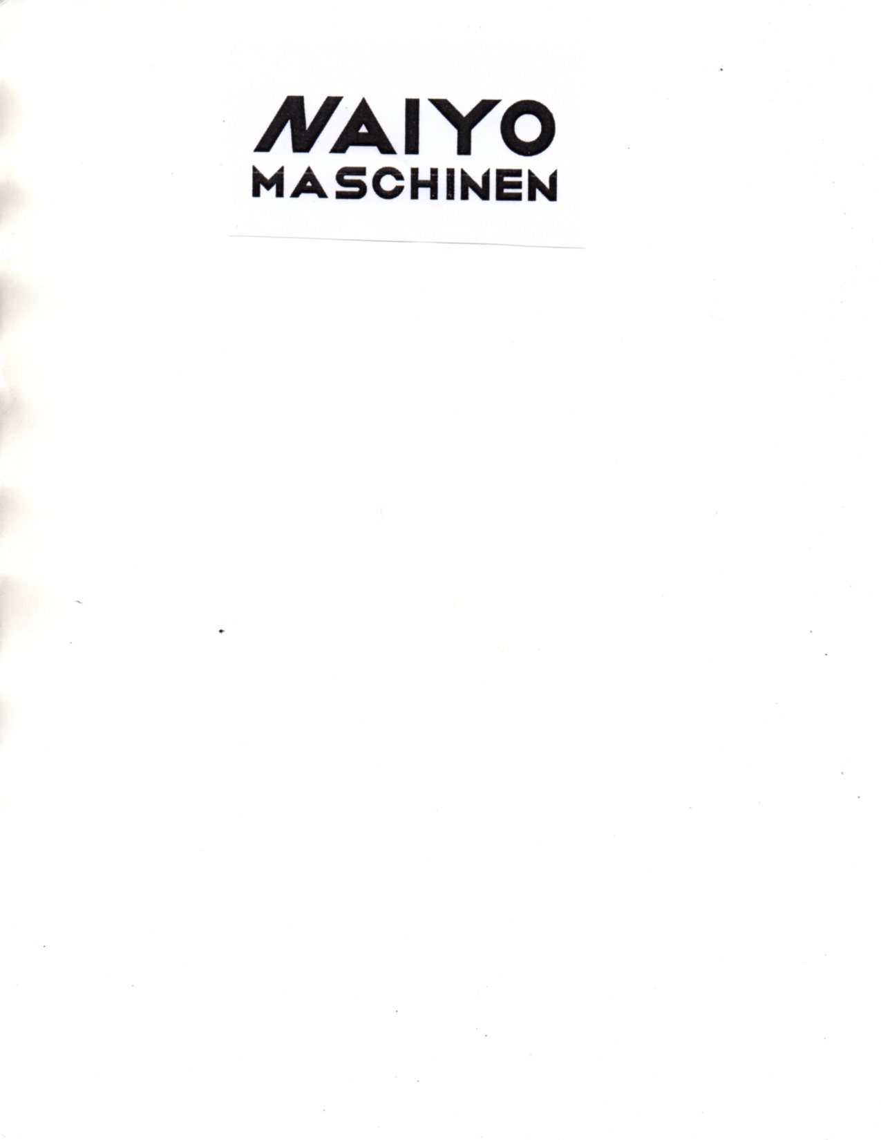 Trademark NAIYO MASCHINEN