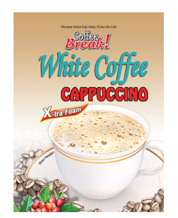 Trademark COFFEE BREAK WHITE COFFEE CAPPUCCINO