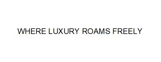 Trademark WHERE LUXURY ROAMS FREELY