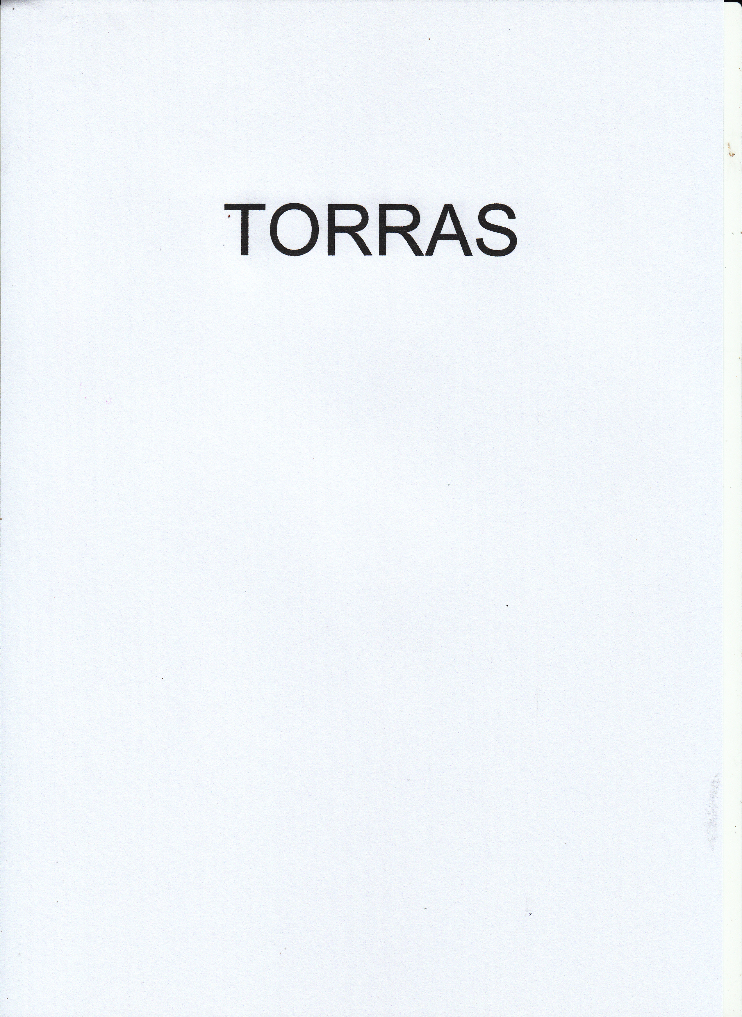 Trademark TORRAS