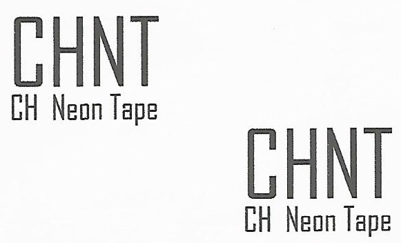 Trademark CHNT CH Neon Tape