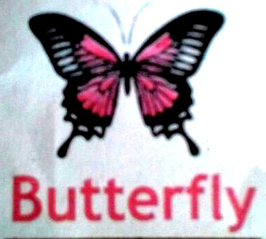 Trademark BUTTERFLY + LOGO