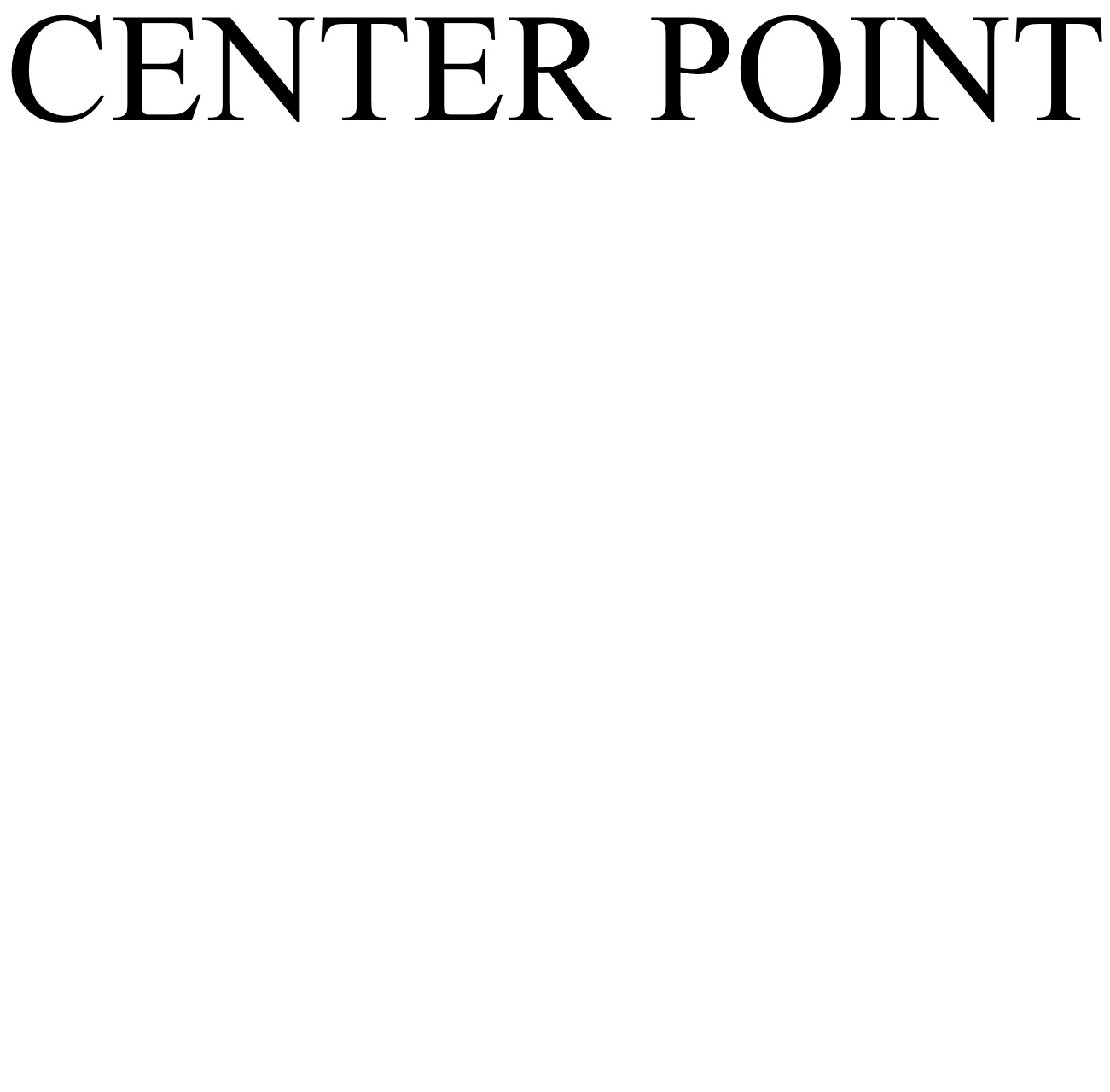 Trademark CENTER POINT