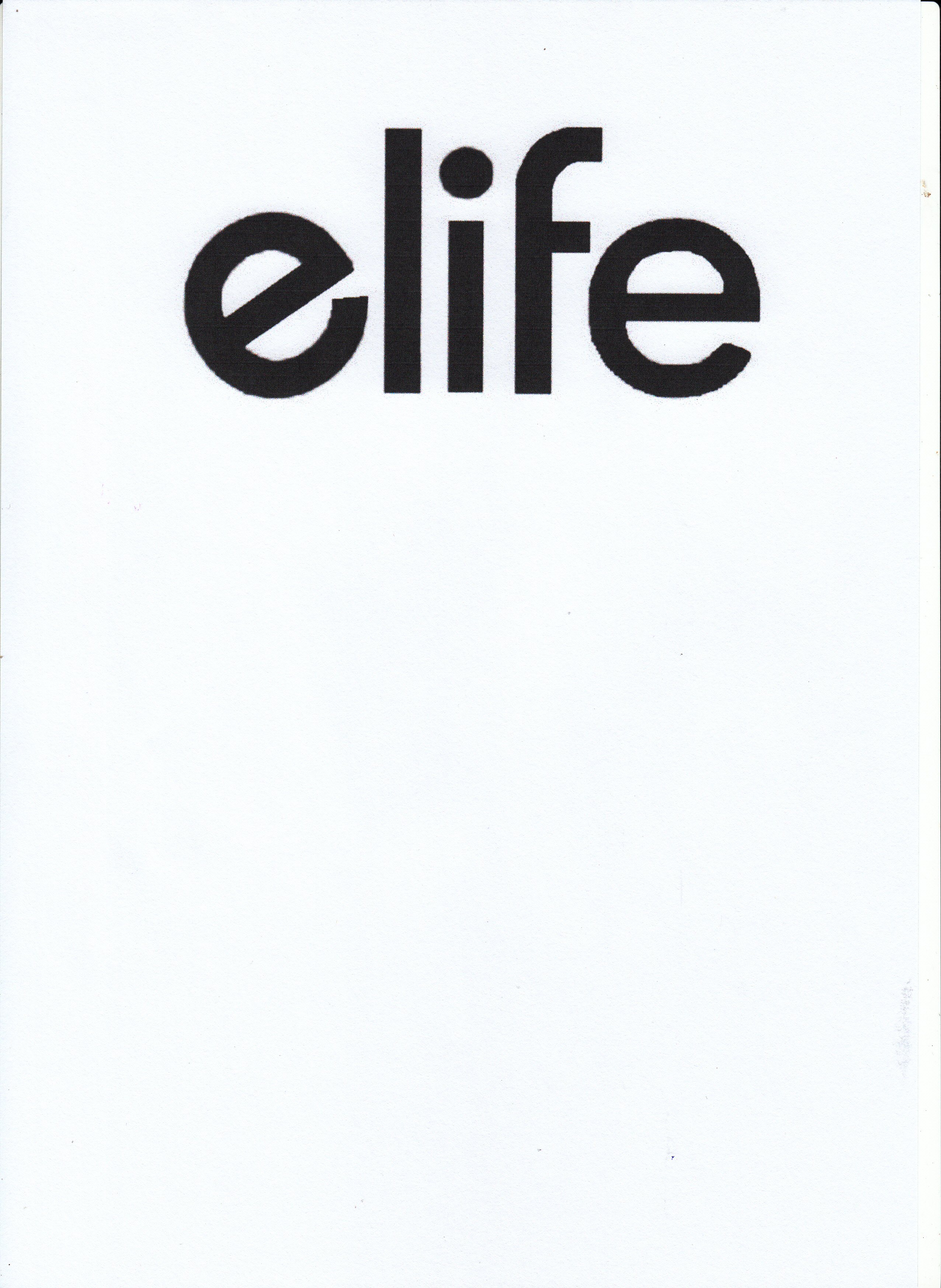 Trademark elife (stylized)