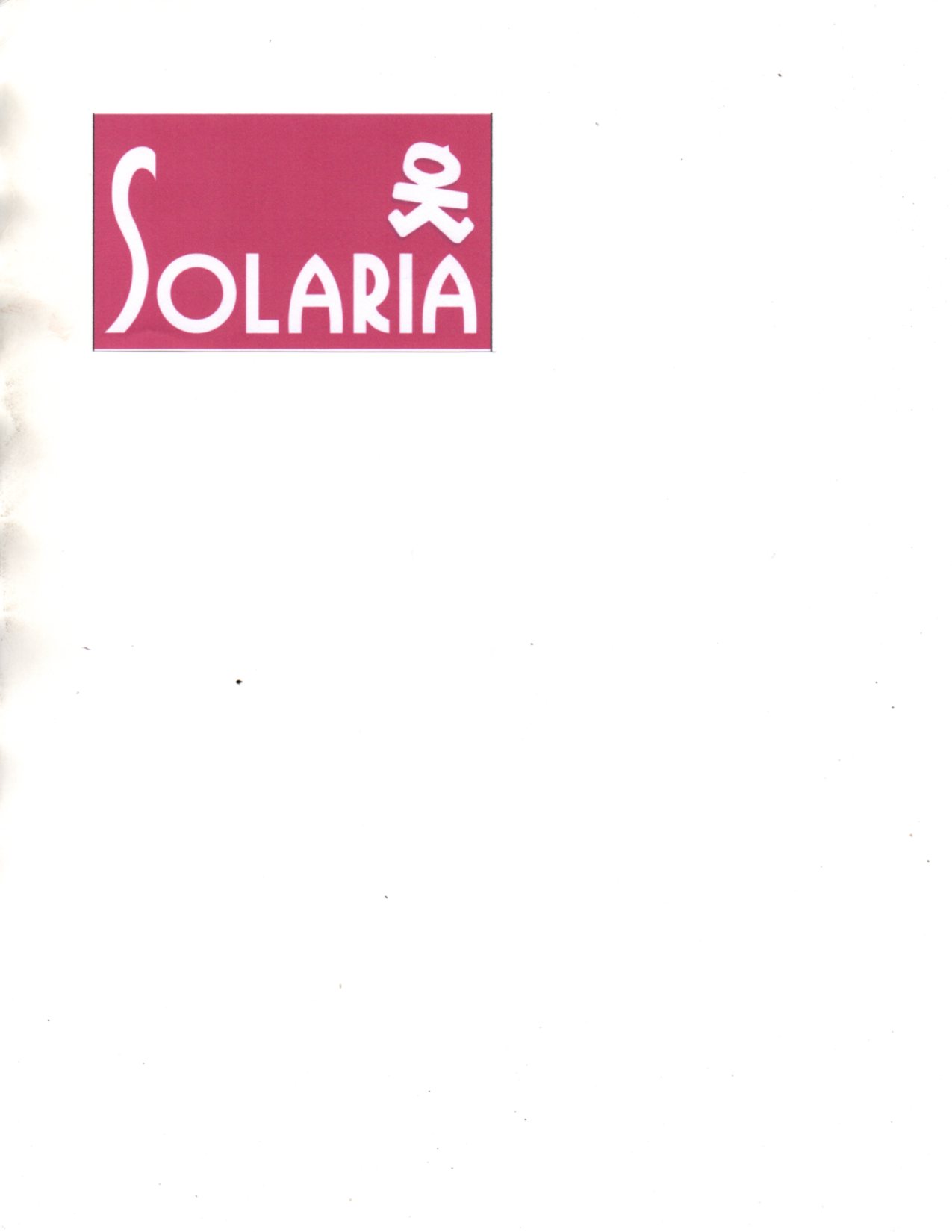 Trademark SOLARIA dan Logo