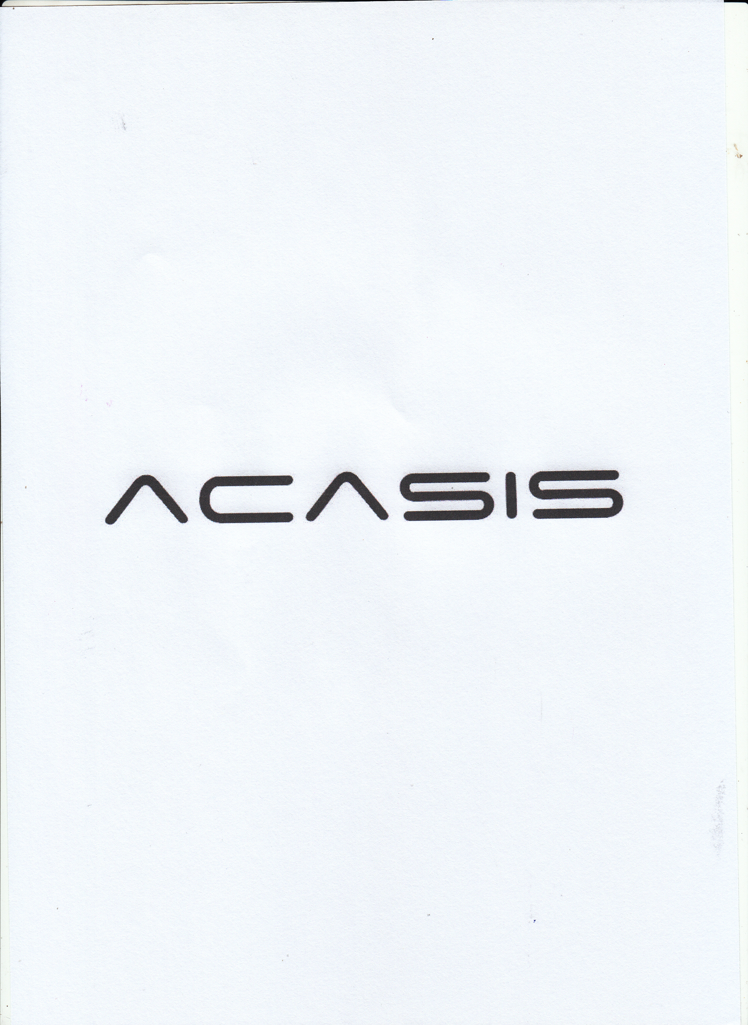 Trademark acasis