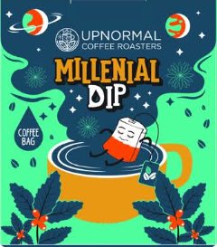 Trademark UPNORMAL COFFEE ROASTERS MILLENIAL DIP + LUKISAN