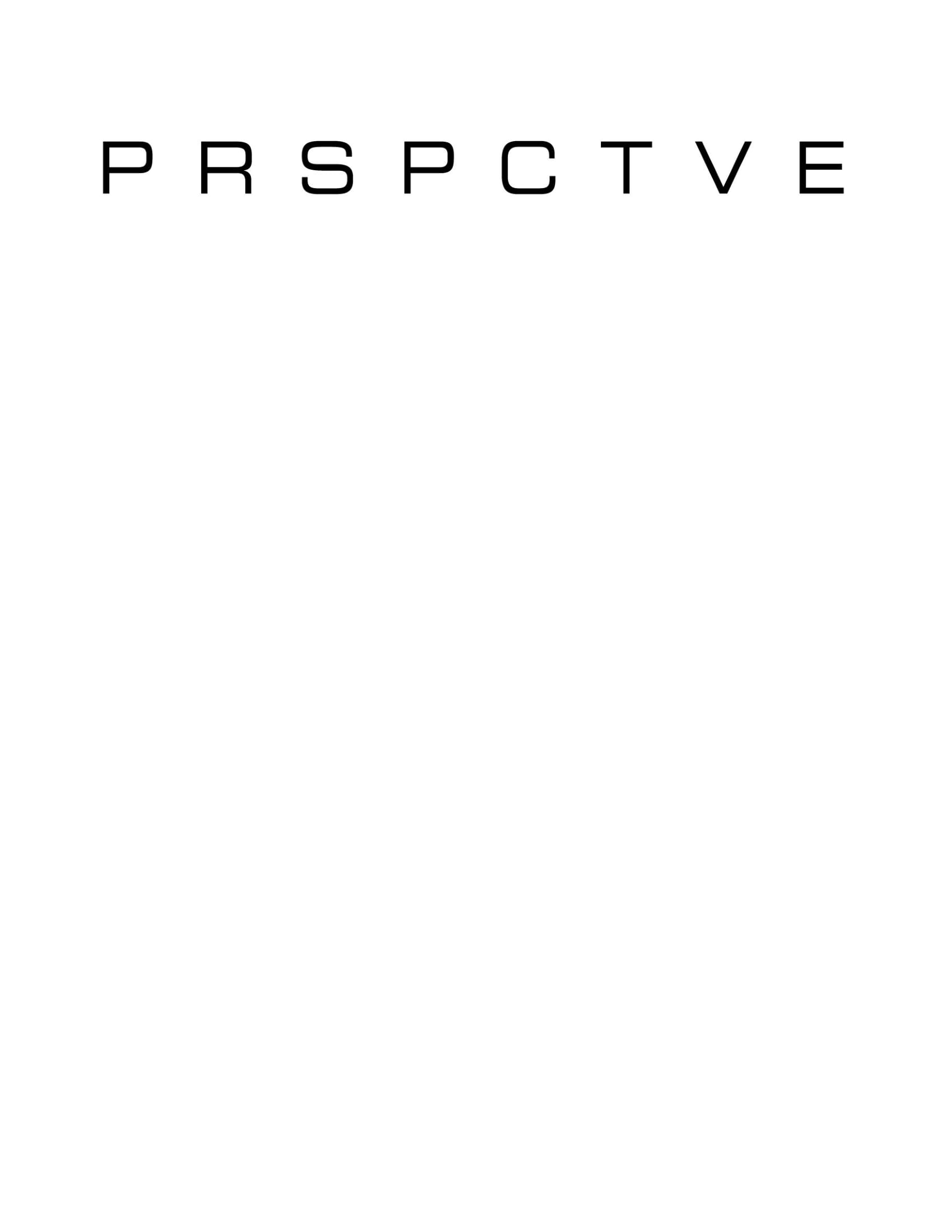 Trademark PRSPCTVE (stylized)