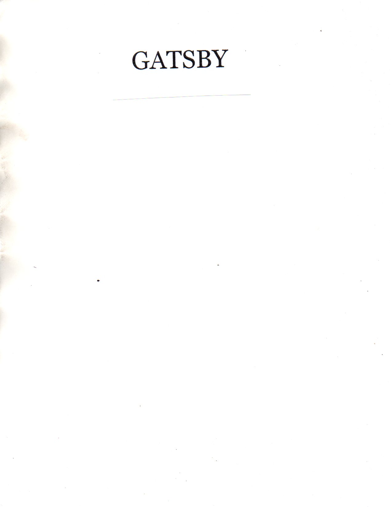 Trademark GATSBY