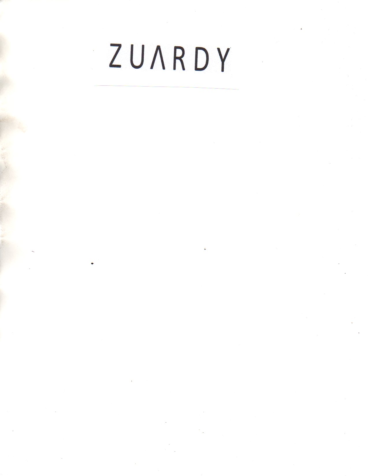 Trademark ZUARDY