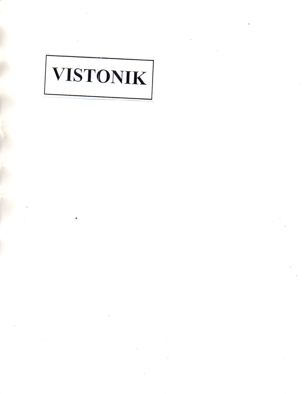 Trademark VISTONIK