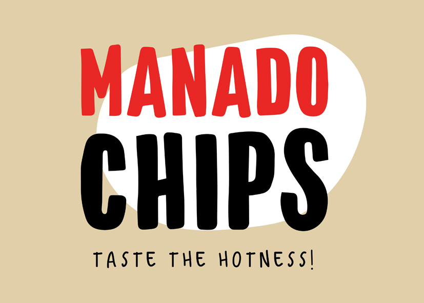 Trademark MANADO CHIPS Taste The Hotness!