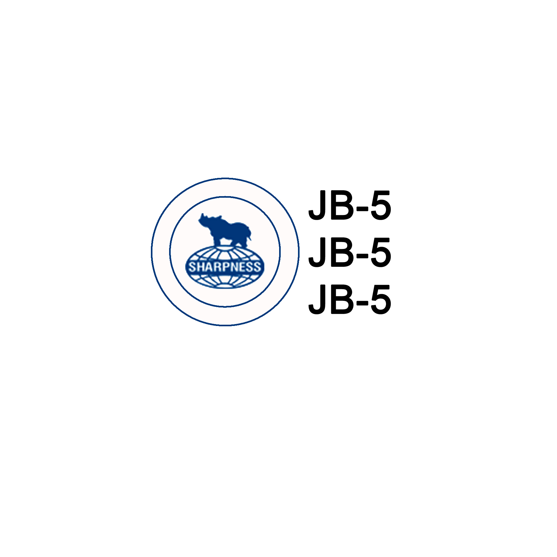 Trademark SHARPNESS + (logo badak) dan JB-5