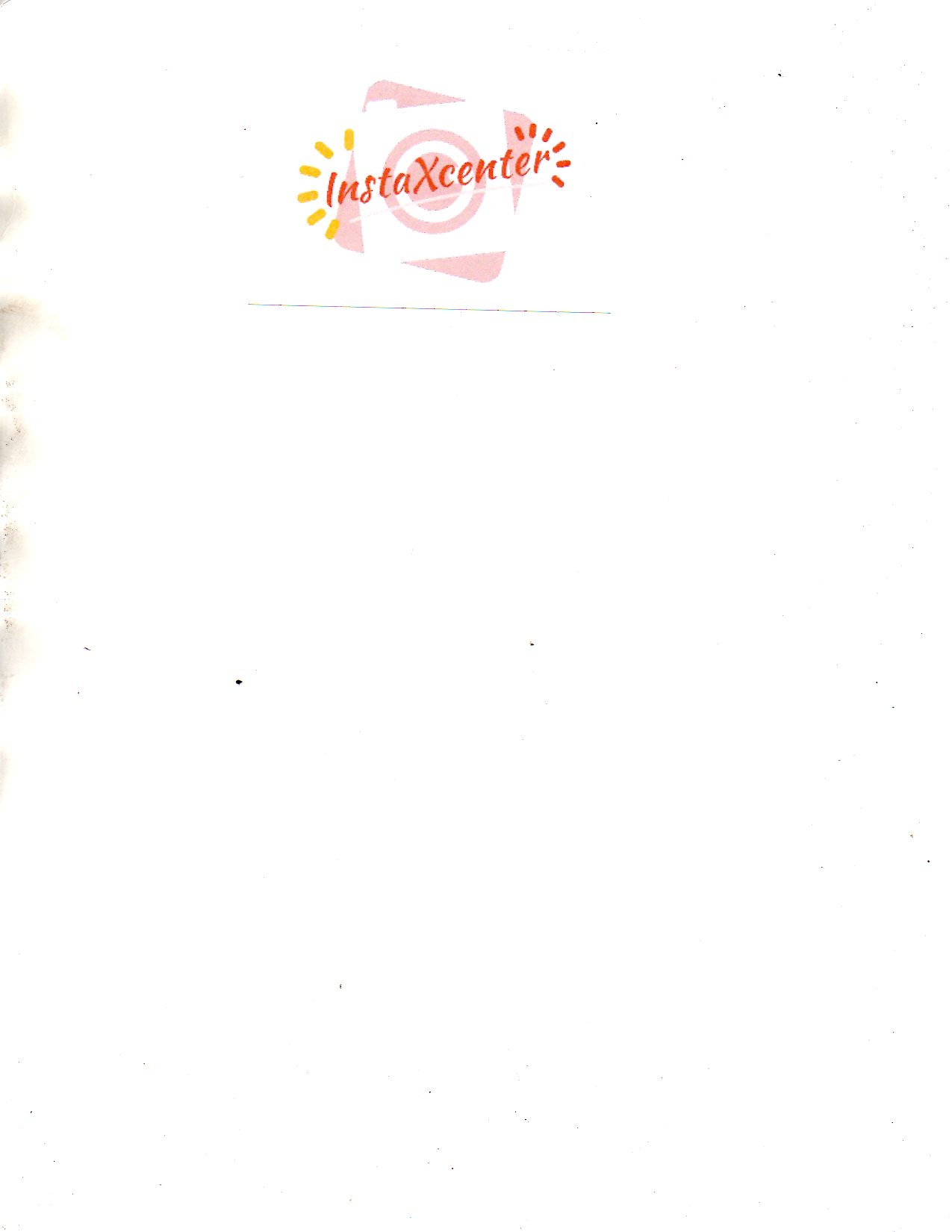 Trademark INSTAXCENTER Dan Logo