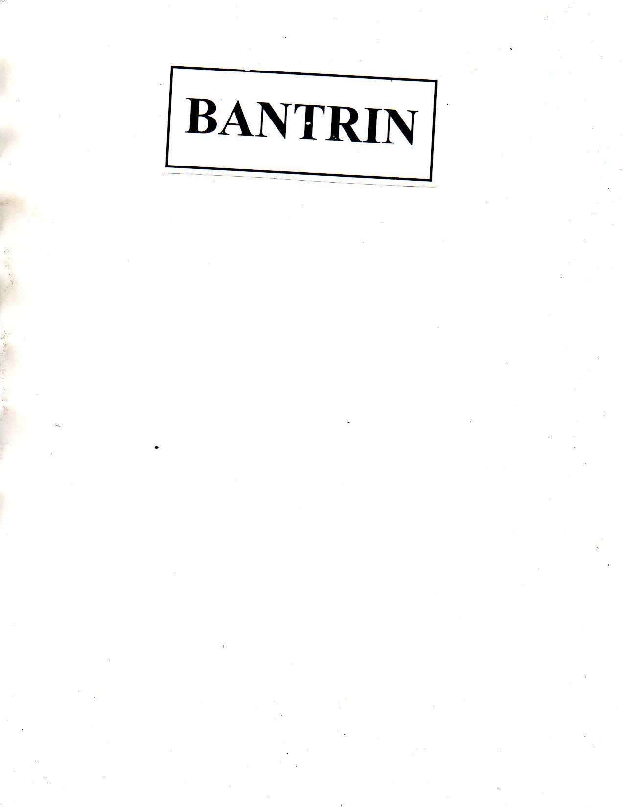 Trademark BANTRIN