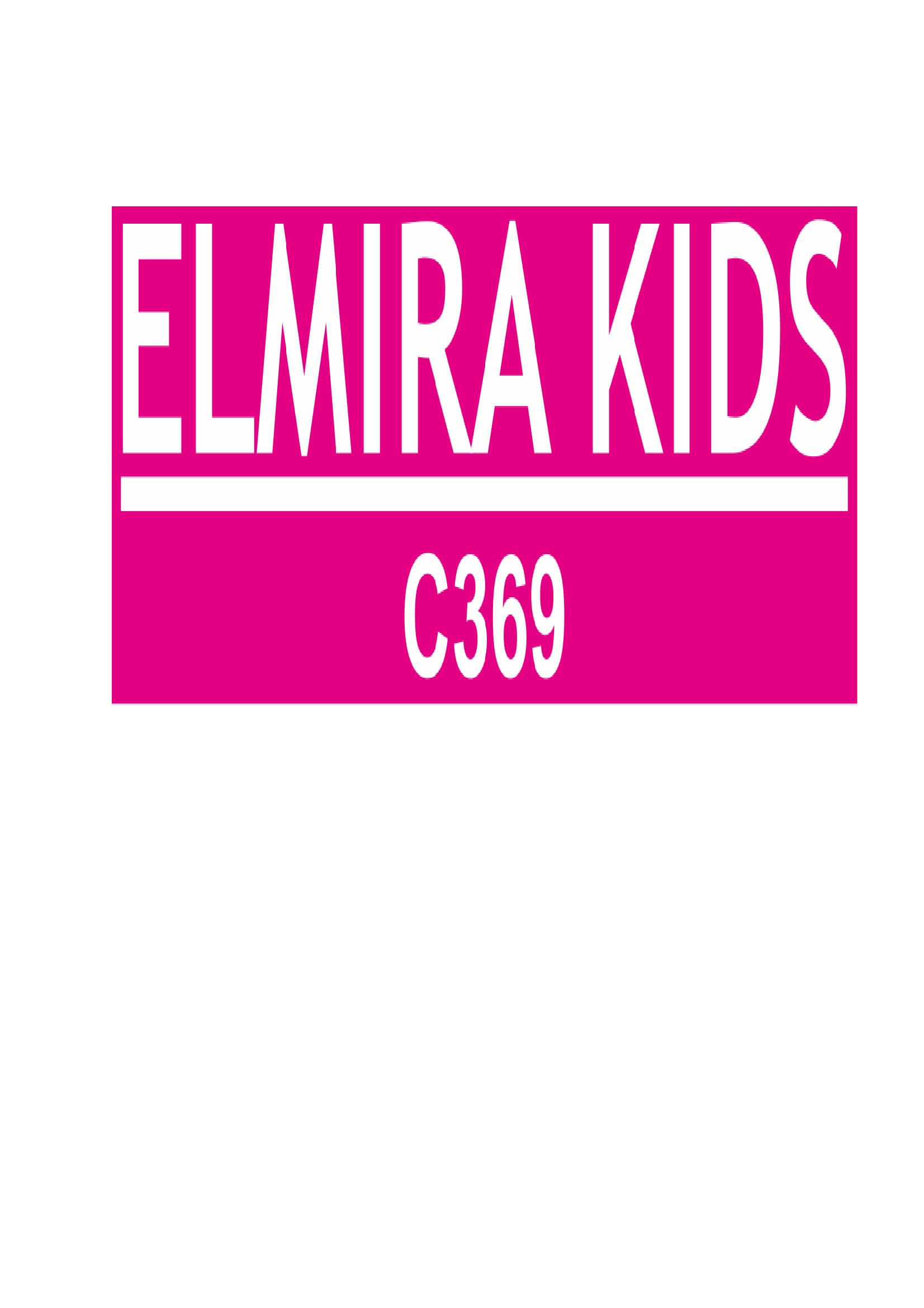 Trademark ELMIRA KIDS C369