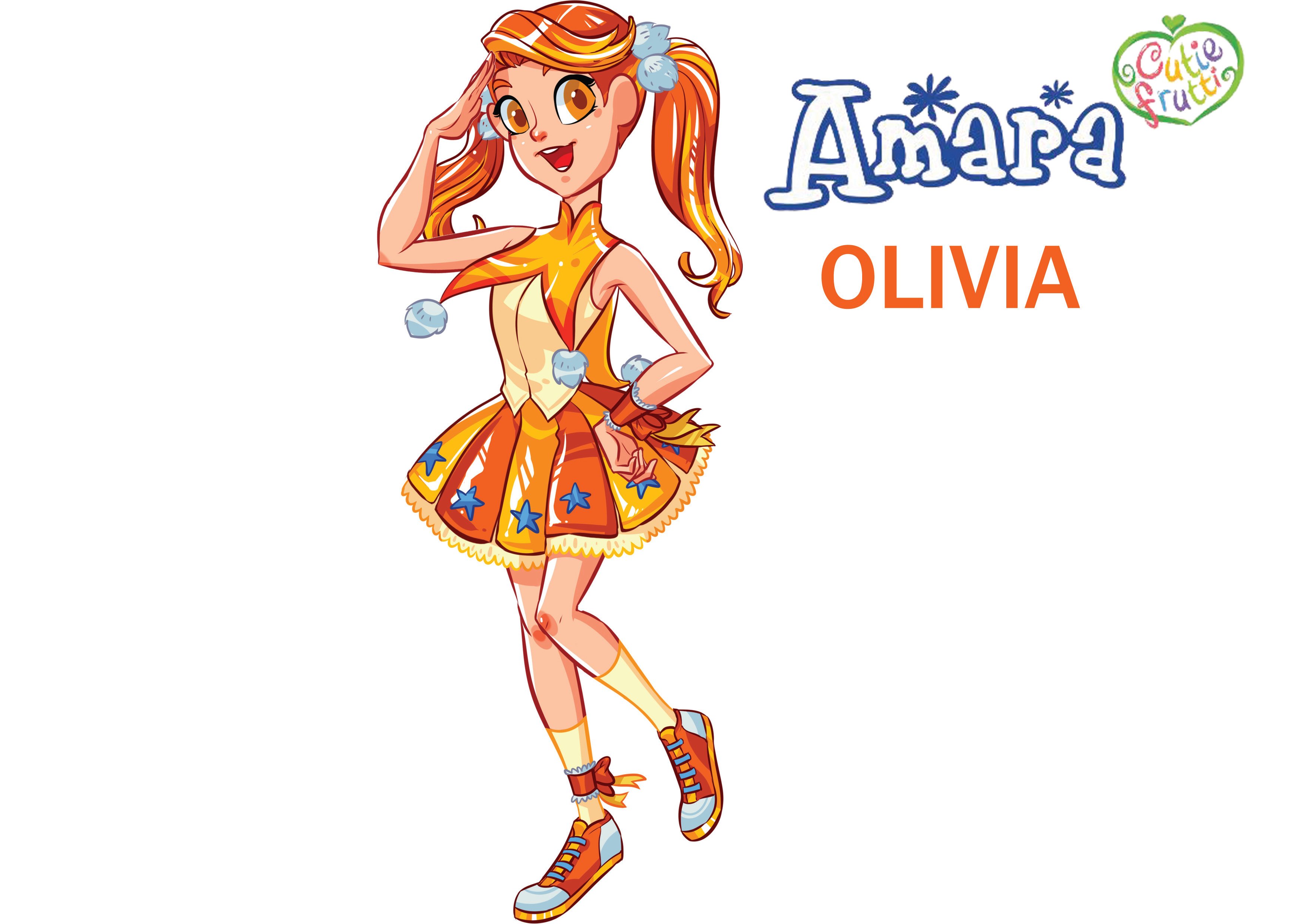 Trademark AMARA OLIVIA CUTIE FRUTTI + LUKISAN