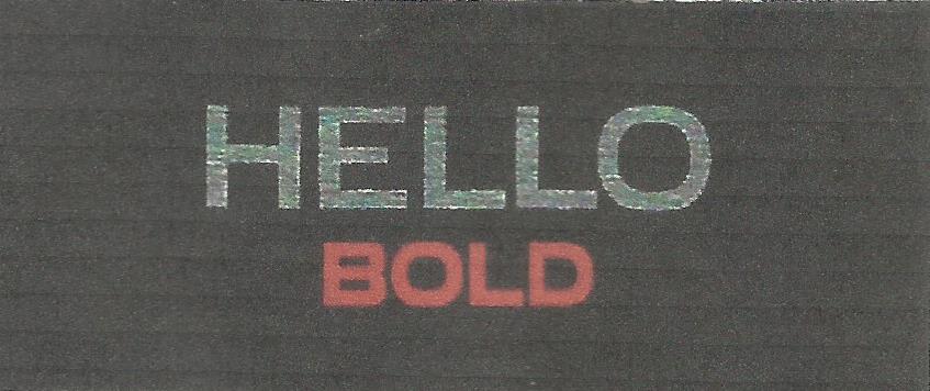 Trademark HELLO BOLD