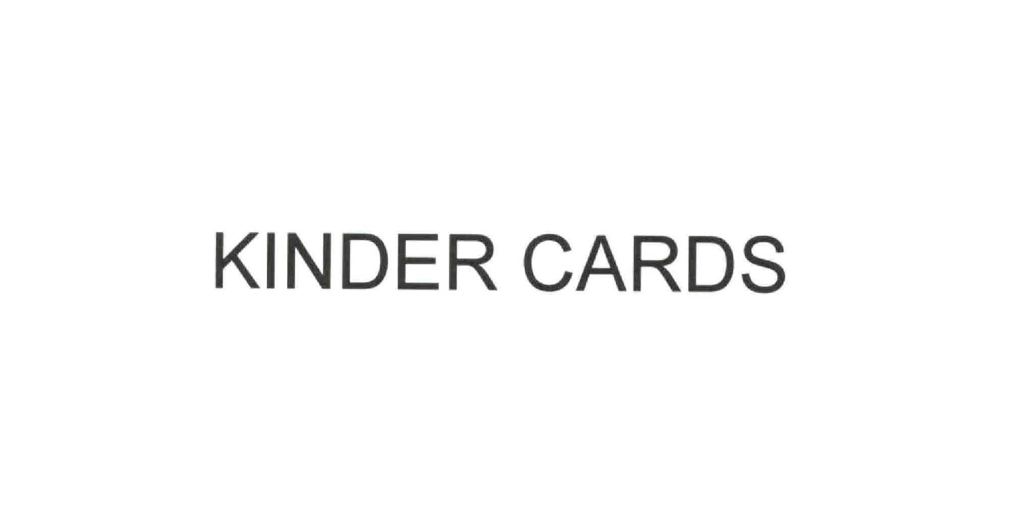 Trademark KINDER CARDS