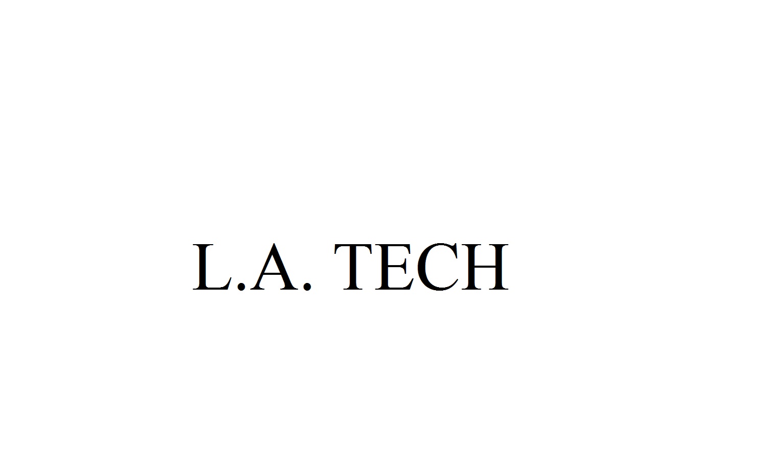 Trademark L.A. TECH