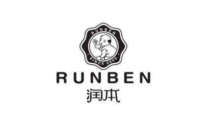 Trademark RUNBEN dan huruf kanji dibaca Run Ben