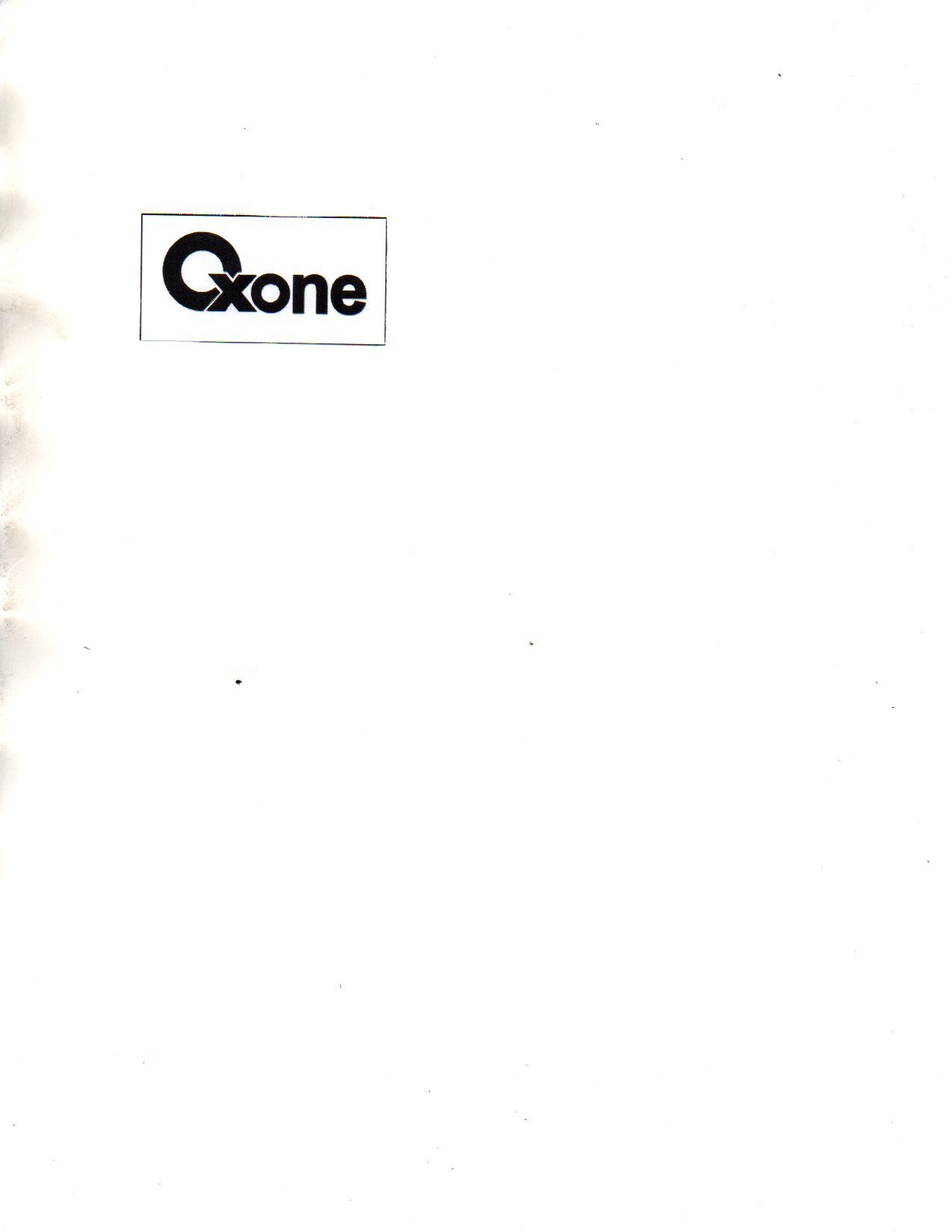 Trademark OXONE