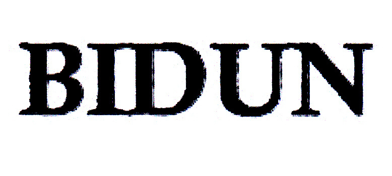 Trademark BIDUN