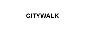 Trademark CITYWALK