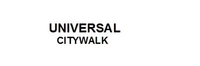 Trademark UNIVERSAL CITYWALK