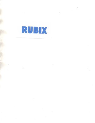 Trademark RUBIX