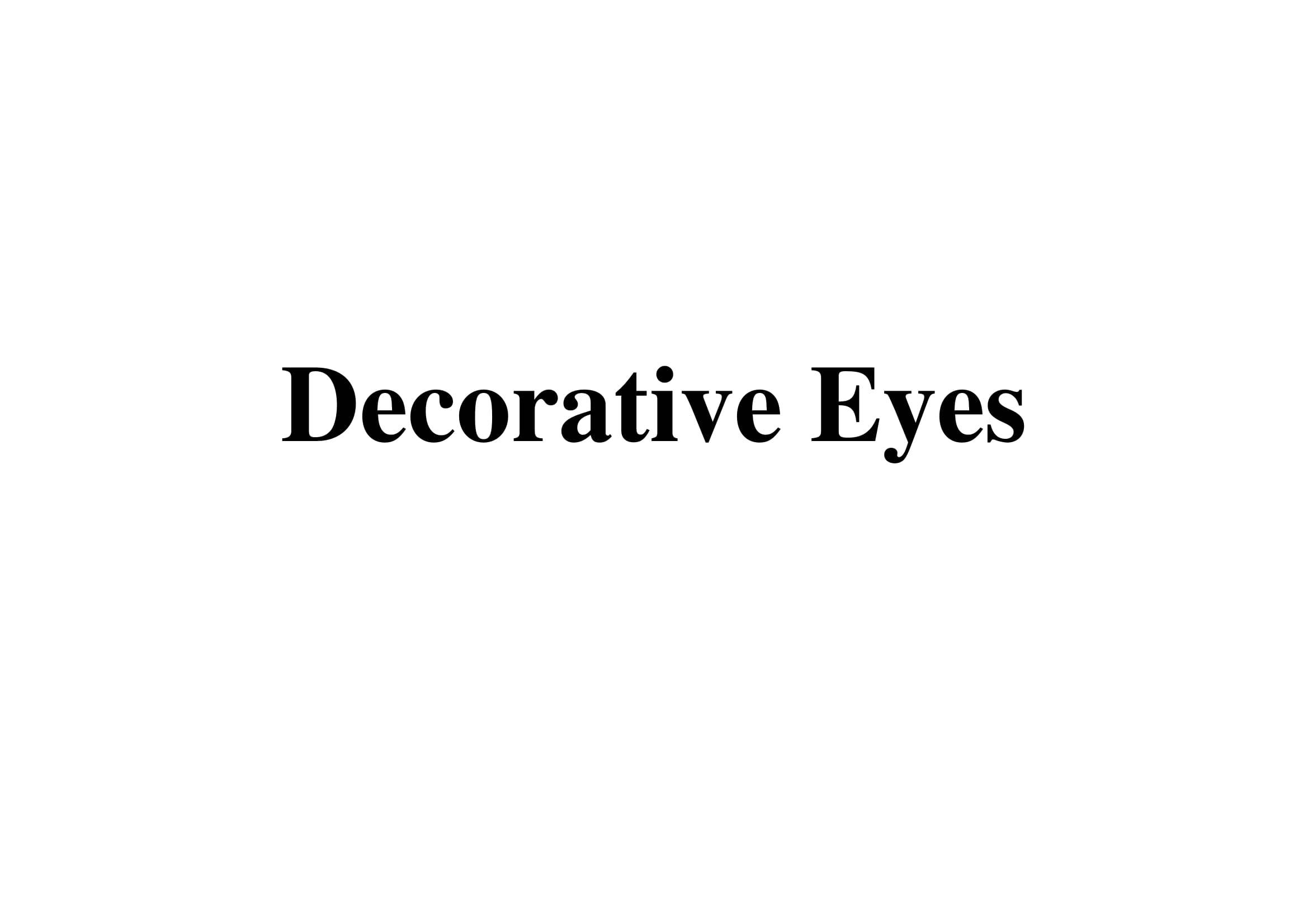 Trademark Decorative Eyes