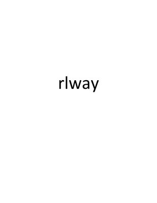 Trademark rlway