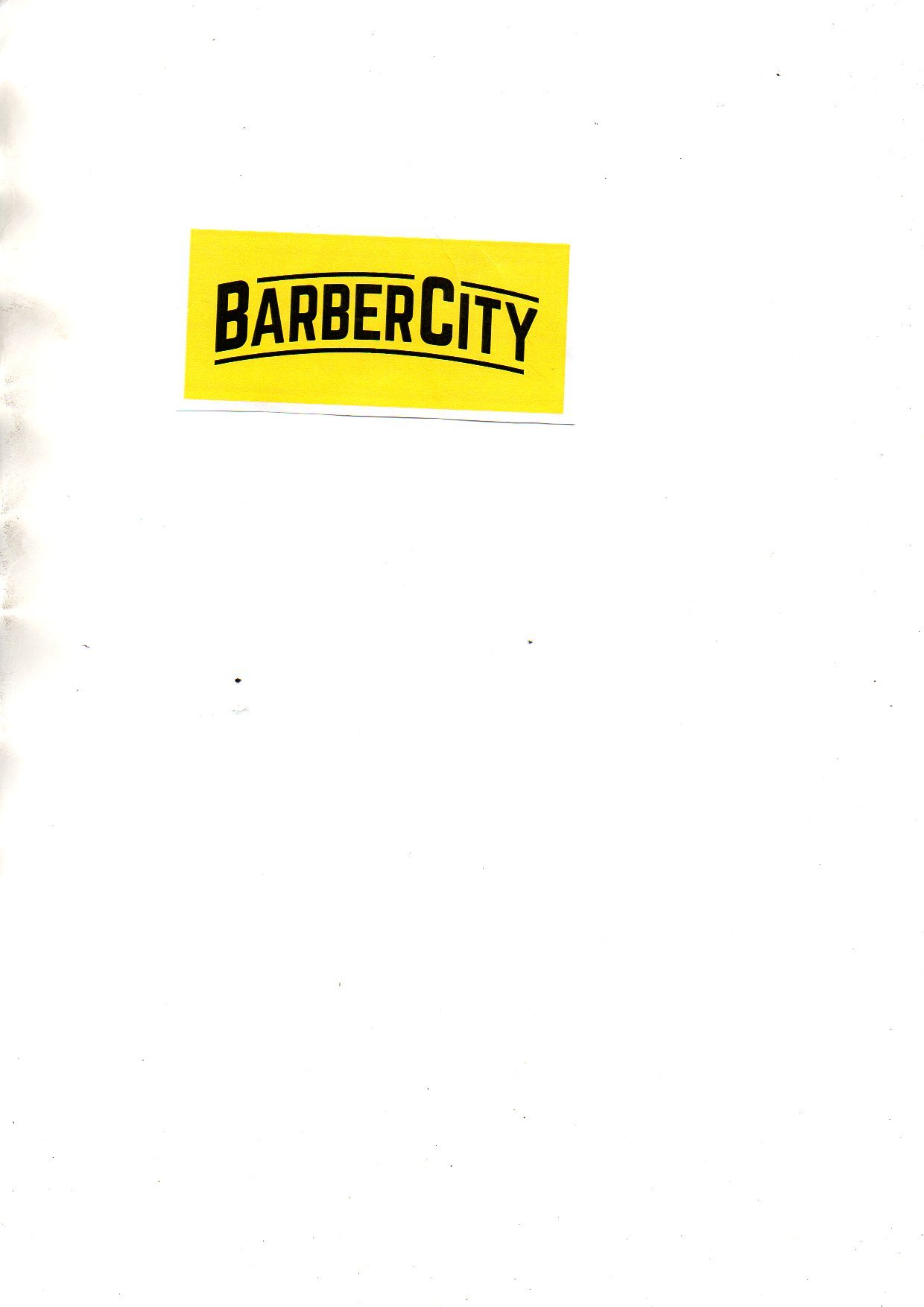 Trademark BARBERCITY dan Lukisan