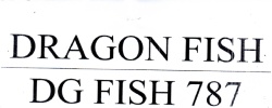 Trademark DRAGON FISH – DG FISH 787