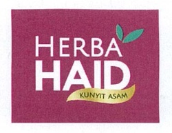 Trademark HerbaHAID Kunyit Asam