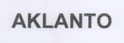 Trademark AKLANTO