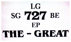 Trademark THE GREAT 727