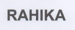 Trademark RAHIKA