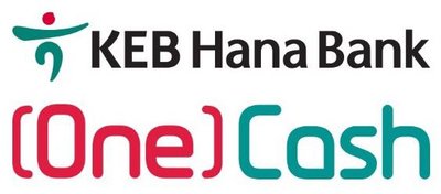 Trademark KEB Hana Bank (One)Cash dan logo