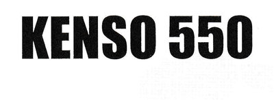 Trademark KENSO 550