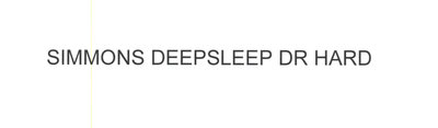 Trademark SIMMONS DEEPSLEEP DR HARD